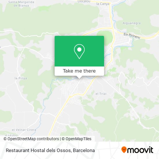 Restaurant Hostal dels Ossos map