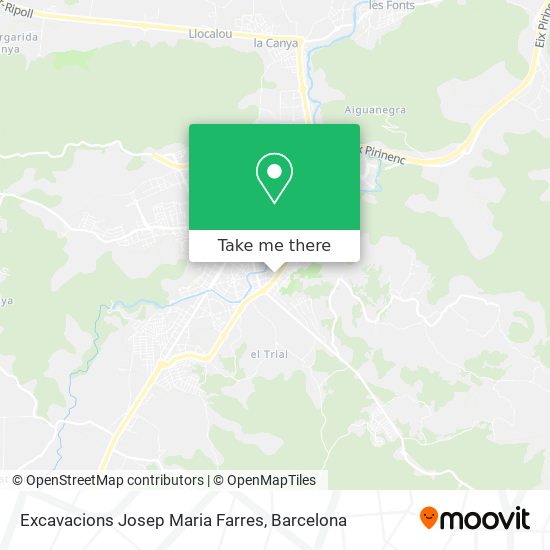 Excavacions Josep Maria Farres map