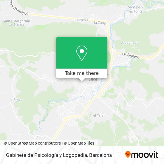 Gabinete de Psicología y Logopedia map