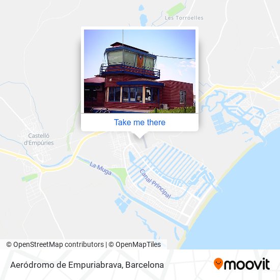 Aeródromo de Empuriabrava map
