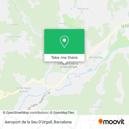 Aeroport de la Seu D'Urgell map