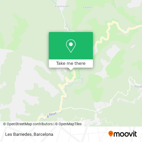 Les Barnedes map