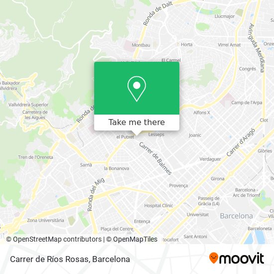 Carrer de Ríos Rosas map