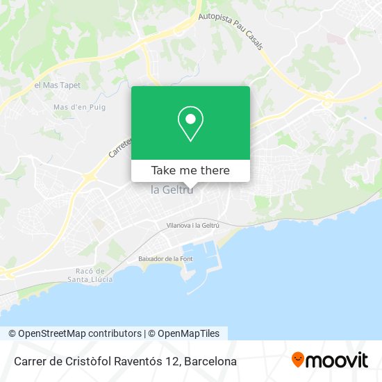 Carrer de Cristòfol Raventós 12 map