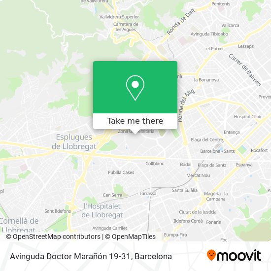 Avinguda Doctor Marañón 19-31 map