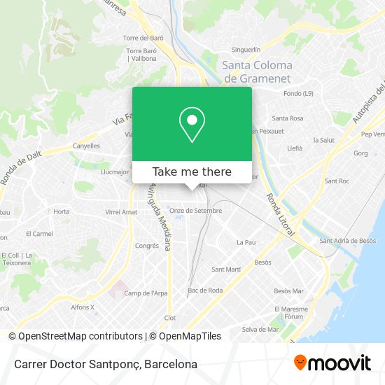 Carrer Doctor Santponç map