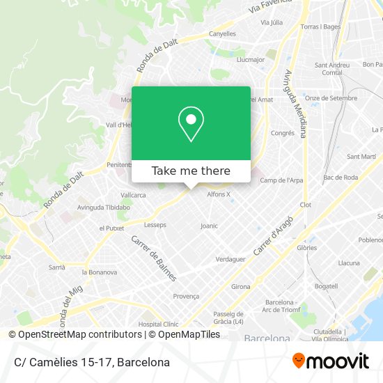 C/ Camèlies 15-17 map