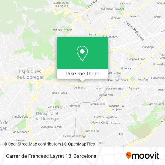 Carrer de Francesc Layret 18 map