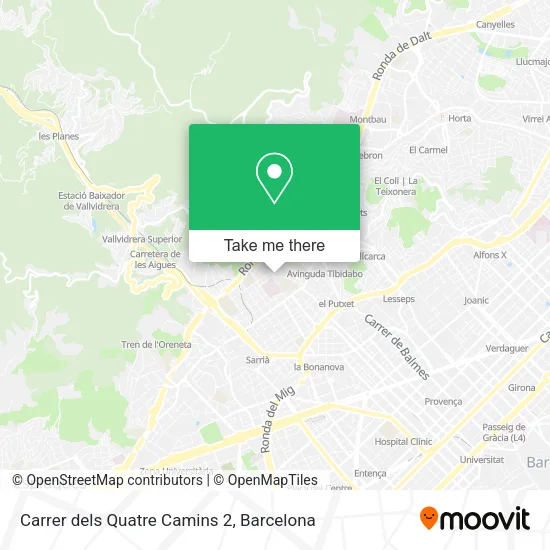 Carrer dels Quatre Camins 2 map