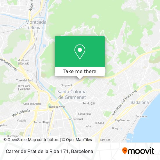 Carrer de Prat de la Riba 171 map