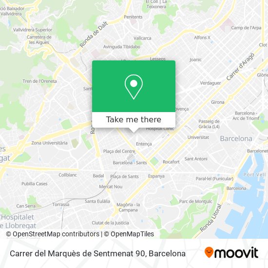 Carrer del Marquès de Sentmenat 90 map