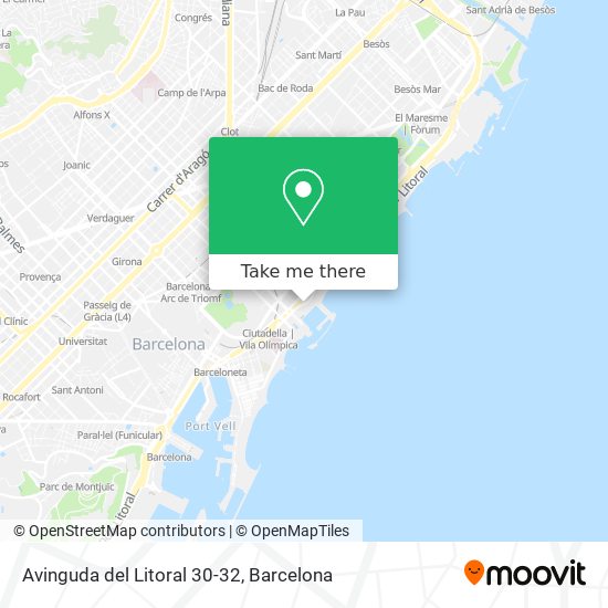 Avinguda del Litoral 30-32 map