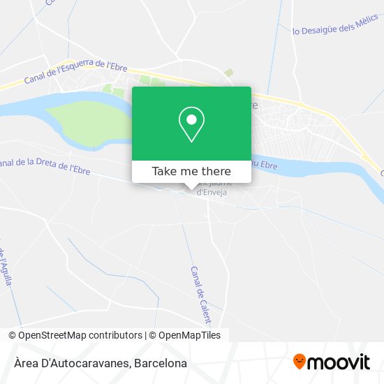 Àrea D'Autocaravanes map