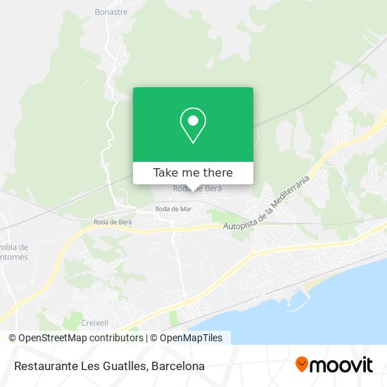 Restaurante Les Guatlles map