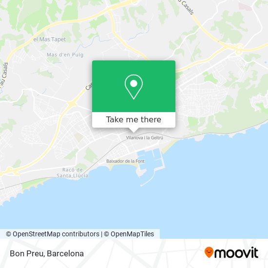 Bon Preu map