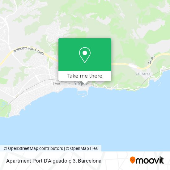 Apartment Port D'Aiguadolç 3 map