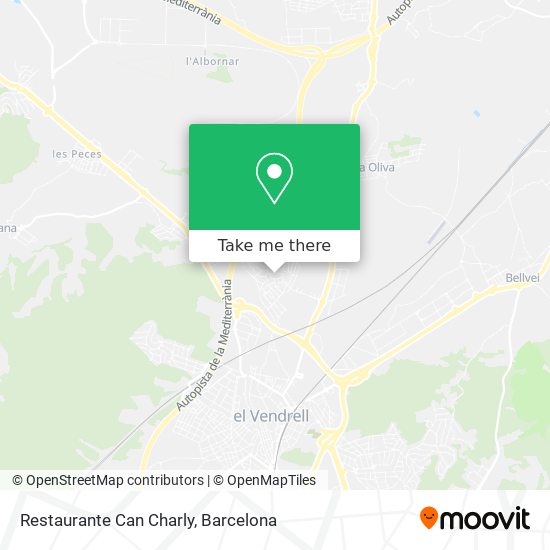 Restaurante Can Charly map