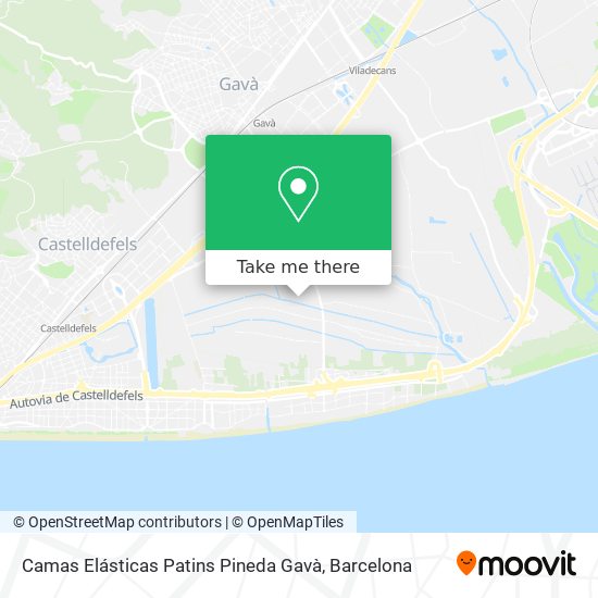 Camas Elásticas Patins Pineda Gavà map