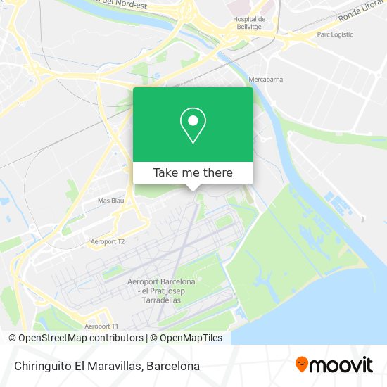 Chiringuito El Maravillas map