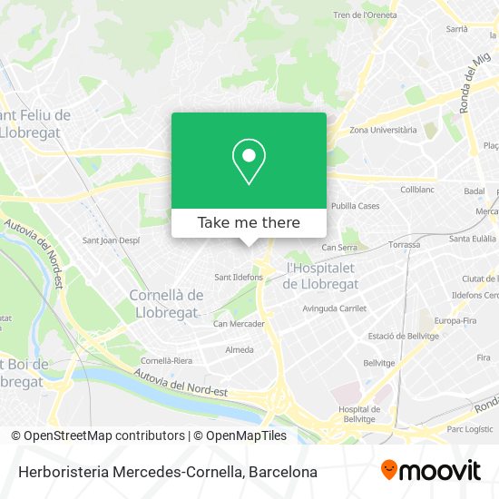 Herboristeria Mercedes-Cornella map