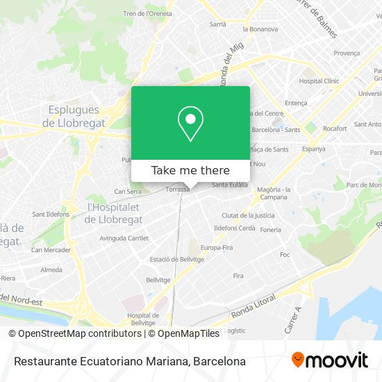 Restaurante Ecuatoriano Mariana map