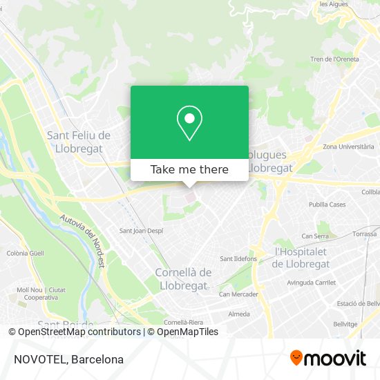 NOVOTEL map