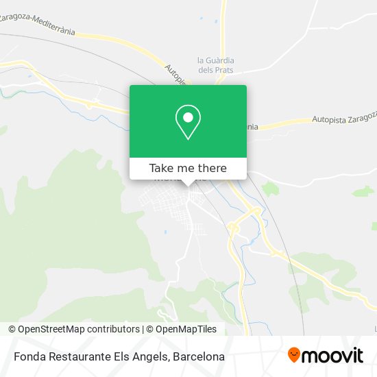 Fonda Restaurante Els Angels map