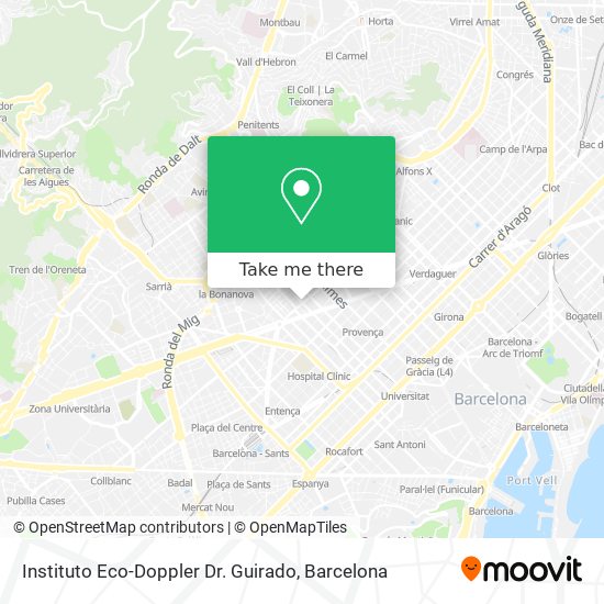 Instituto Eco-Doppler Dr. Guirado map