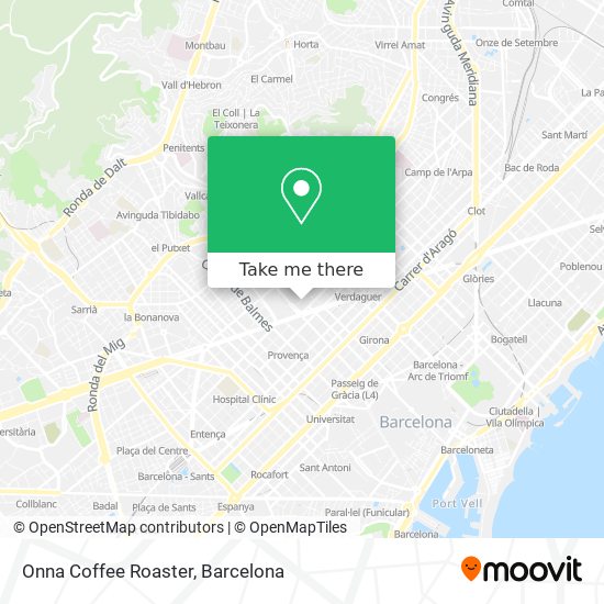 Onna Coffee Roaster map