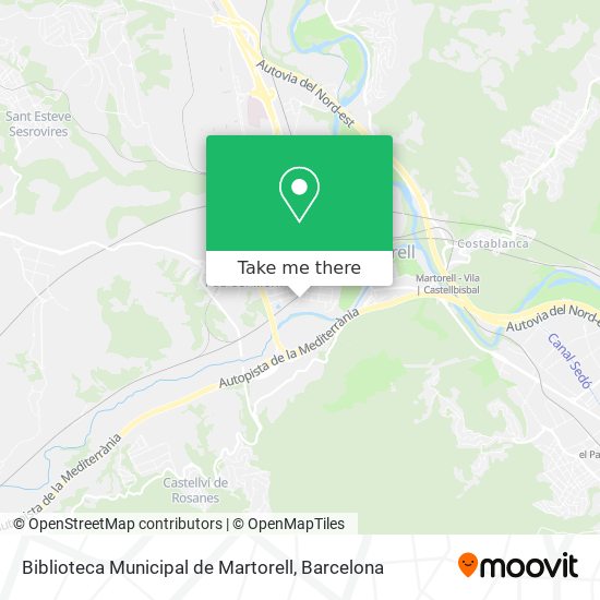 Biblioteca Municipal de Martorell map