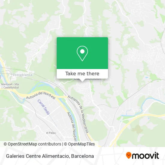 Galeries Centre Alimentacio map