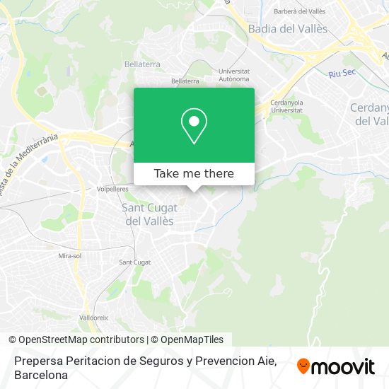 Prepersa Peritacion de Seguros y Prevencion Aie map