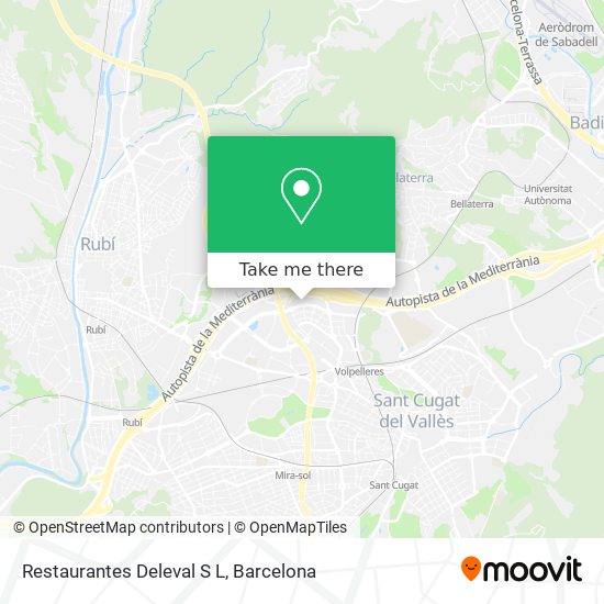 Restaurantes Deleval S L map