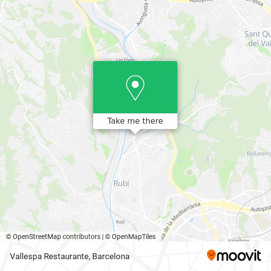 Vallespa Restaurante map