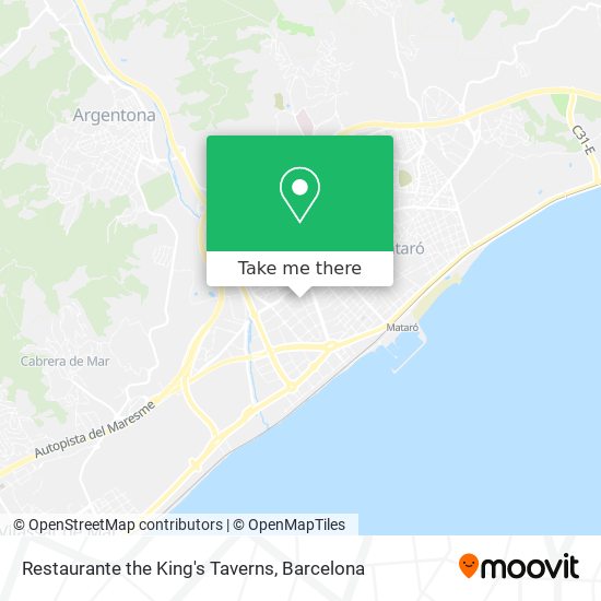 Restaurante the King's Taverns map
