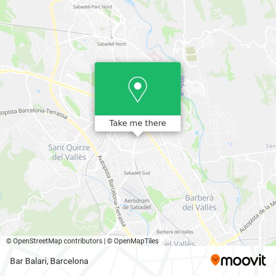mapa Bar Balari