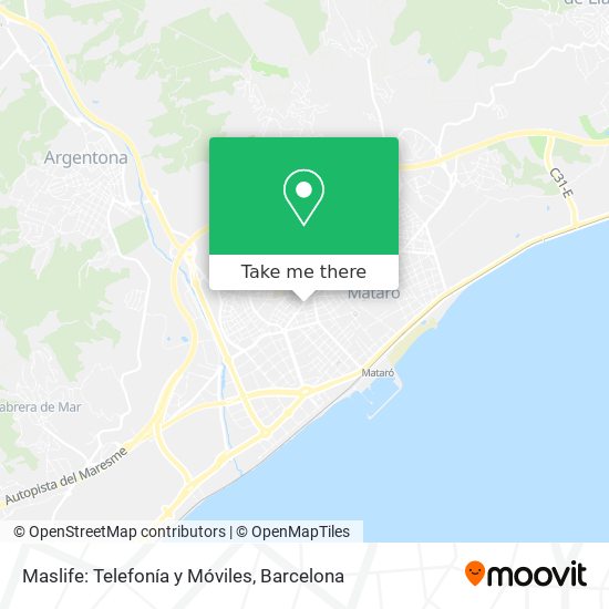 Maslife: Telefonía y Móviles map