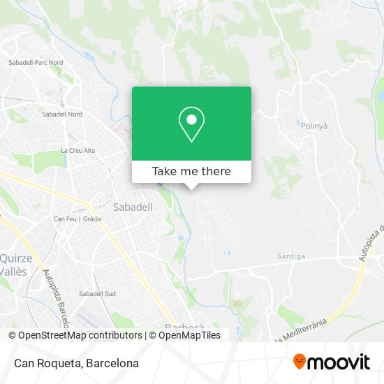 Can Roqueta map