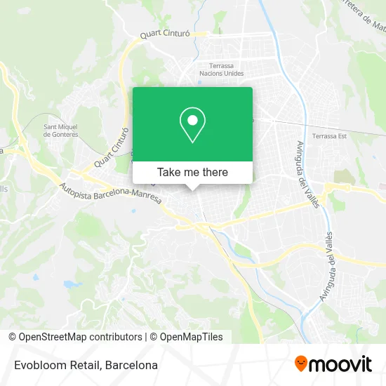 Evobloom Retail map