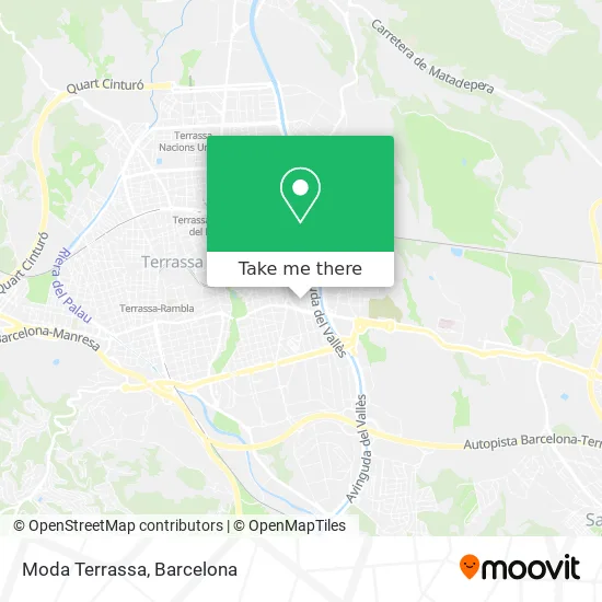 Moda Terrassa map