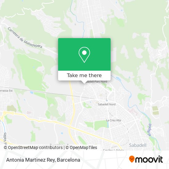 Antonia Martinez Rey map
