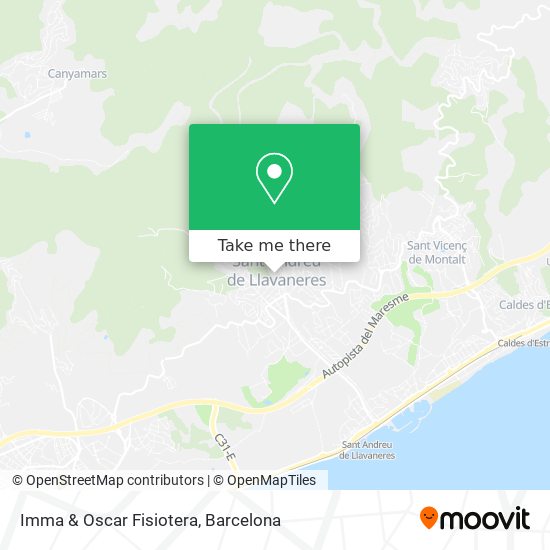 Imma & Oscar Fisiotera map