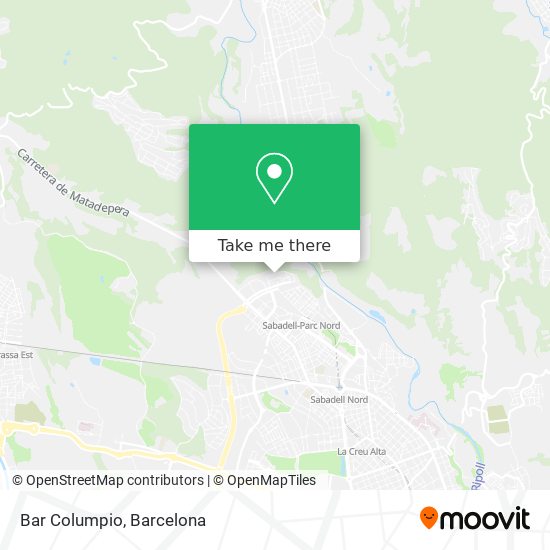 mapa Bar Columpio