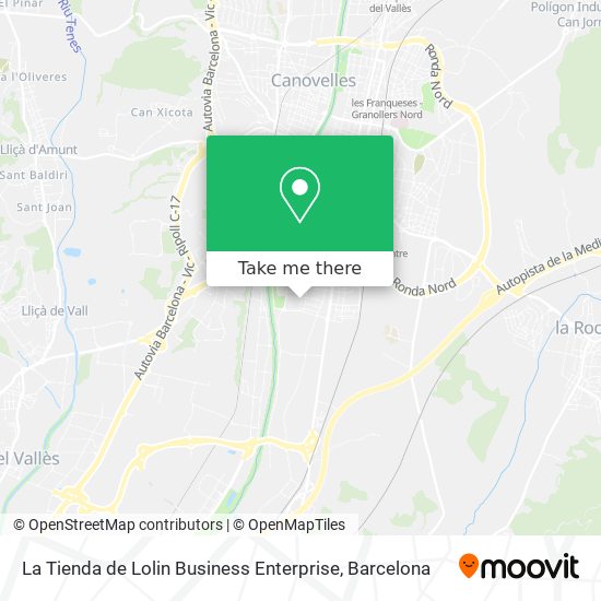 mapa La Tienda de Lolin Business Enterprise