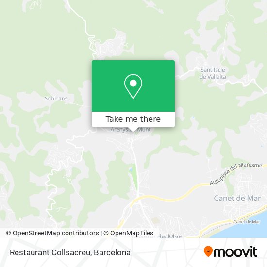 Restaurant Collsacreu map