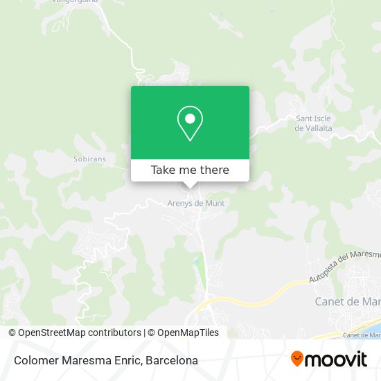 Colomer Maresma Enric map