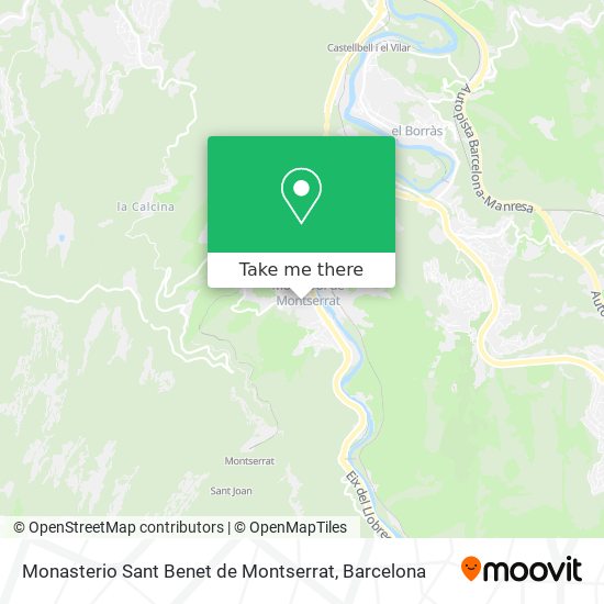 Monasterio Sant Benet de Montserrat map