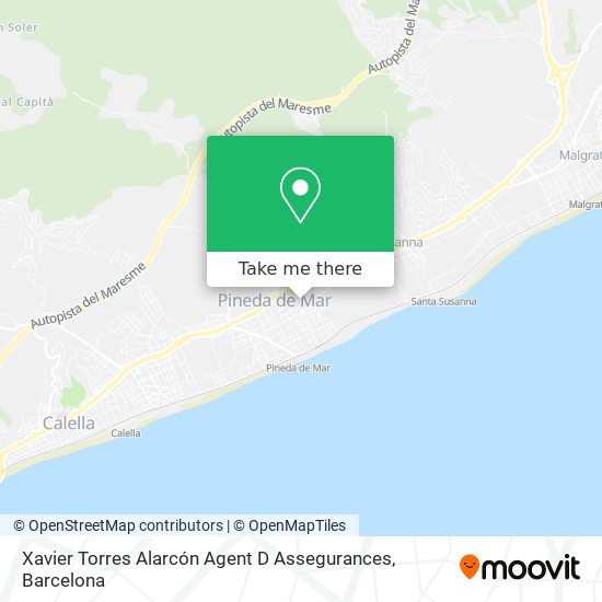 Xavier Torres Alarcón Agent D Assegurances map