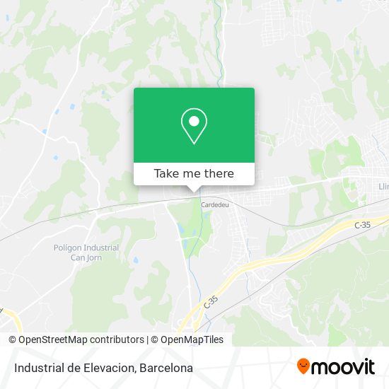 Industrial de Elevacion map