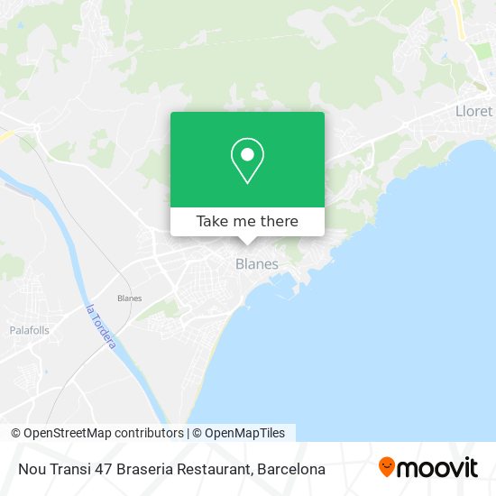 Nou Transi 47 Braseria Restaurant map